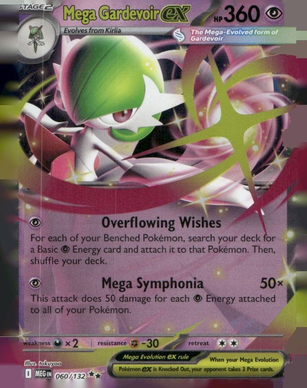 Mega Gardevoir ex – 060/132 [MEG – 060/132]PokemonME01: Mega EvolutionNMDoubl…
