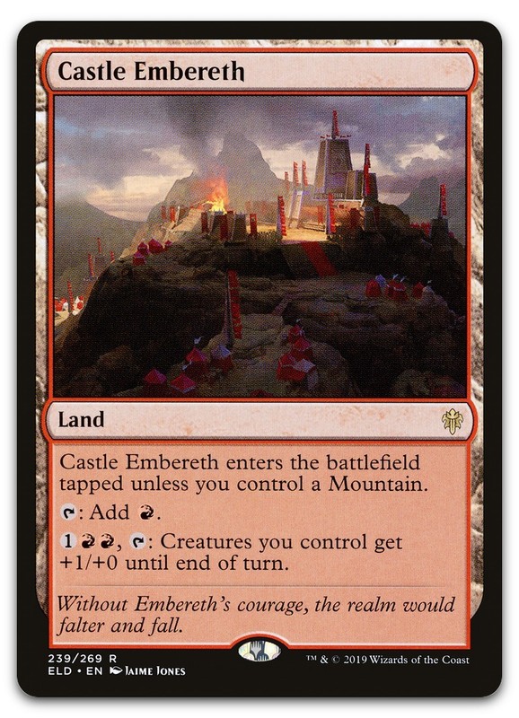 Castle Embereth #239 (NM) Throne of Eldraine ELD Magic MTG