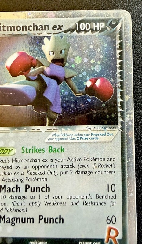 Pokémon Rocket's Hitmonchan ex 98/109 EX Team Rocket Returns 2004 Holo 🌀 MP/HP gallery