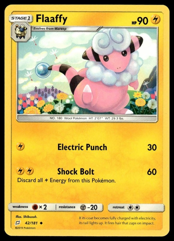 Flaaffy #42/181 SM – Team Up tcg Pokemon