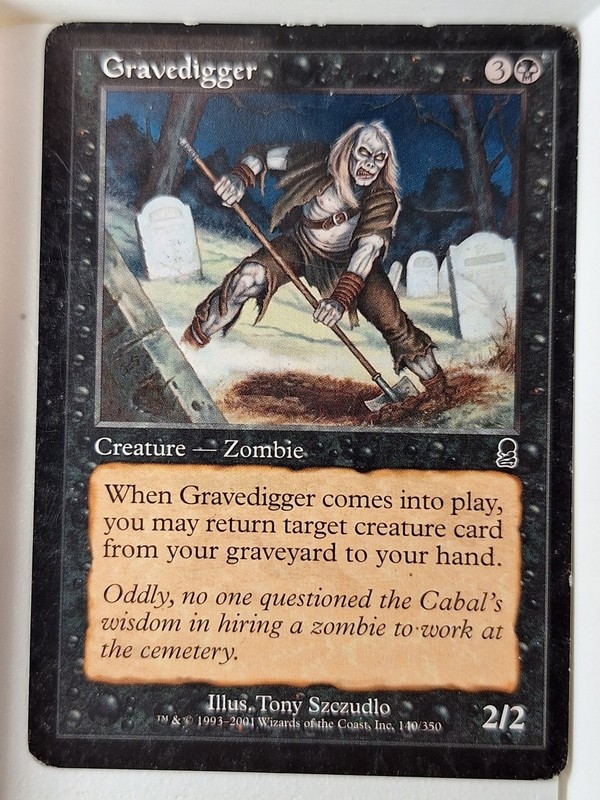 Gravedigger – Odyssey – Magic the Gathering MTG Nice!
