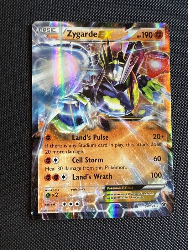 Zygarde EX 54/124 Fates Collide Holo