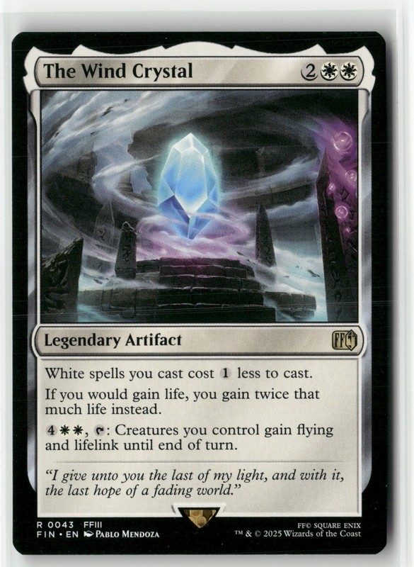 The Wind Crystal R 43 FINAL FANTASY MTG M1-002