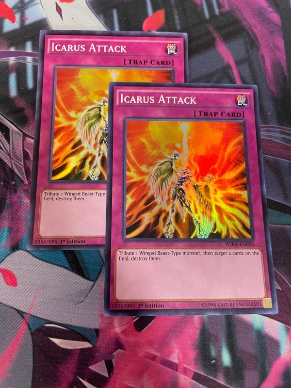 YUGIOH – ICARUS ATTACK X2 – SUPER RARE – WIRA – 1ST ED – NM