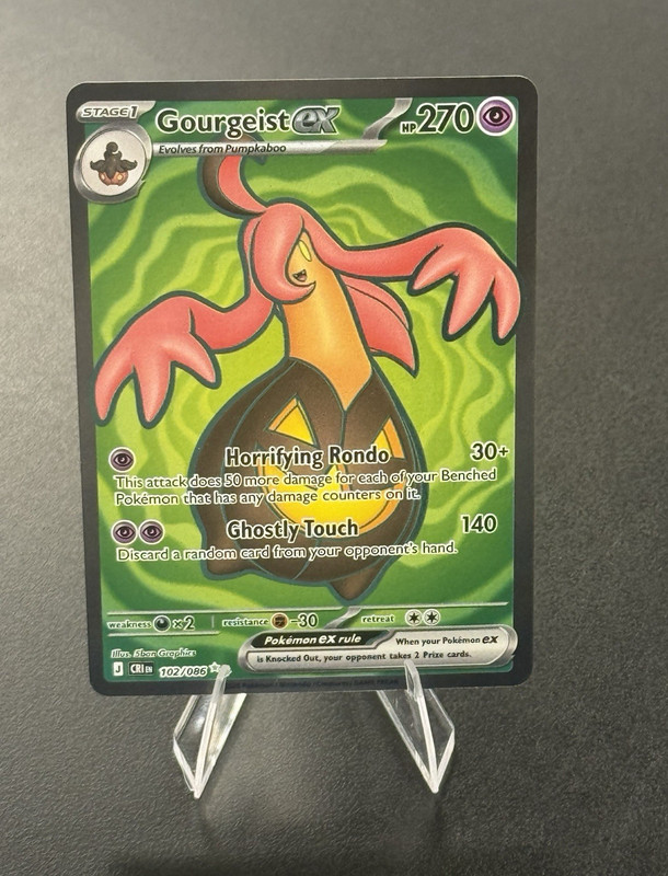 Pokemon TCG Gourgeist EX Chaos Rising Illustration Rare Regular 102/086 270 HP