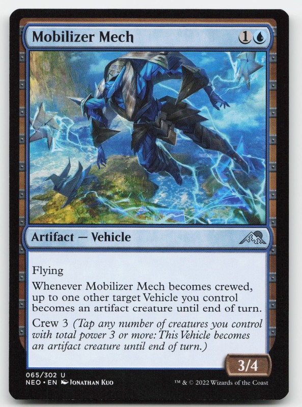 Mobilizer Mech #65 (NM) Kamigawa Neon Dynasty NEO Magic MTG