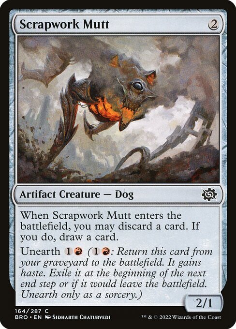 SCRAPWORK MUTT x4 mtg NM-M The Brothers War 4 Common