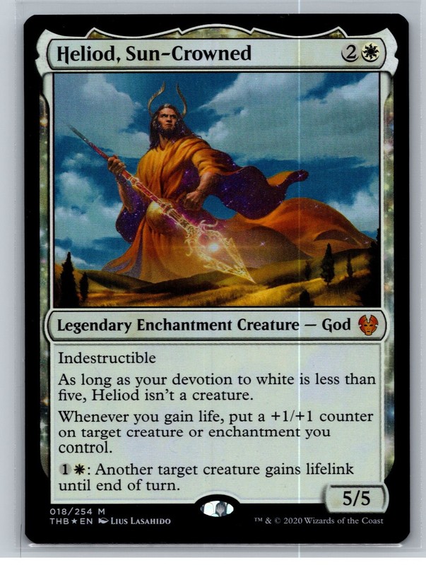 MTG – Theros Beyond Death #18 Heliod, Sun-Crowned FOIL Mythic