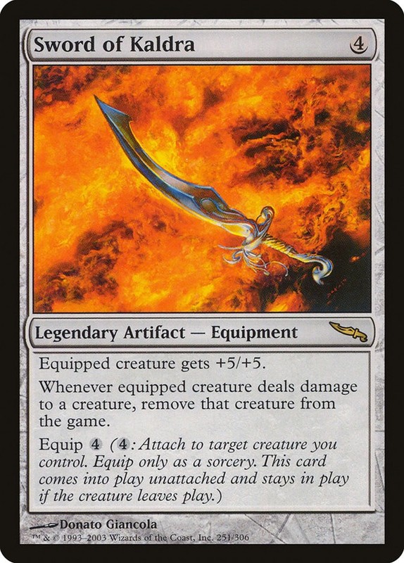 Sword of Kaldra (251) Mirrodin MRD MTG Magic