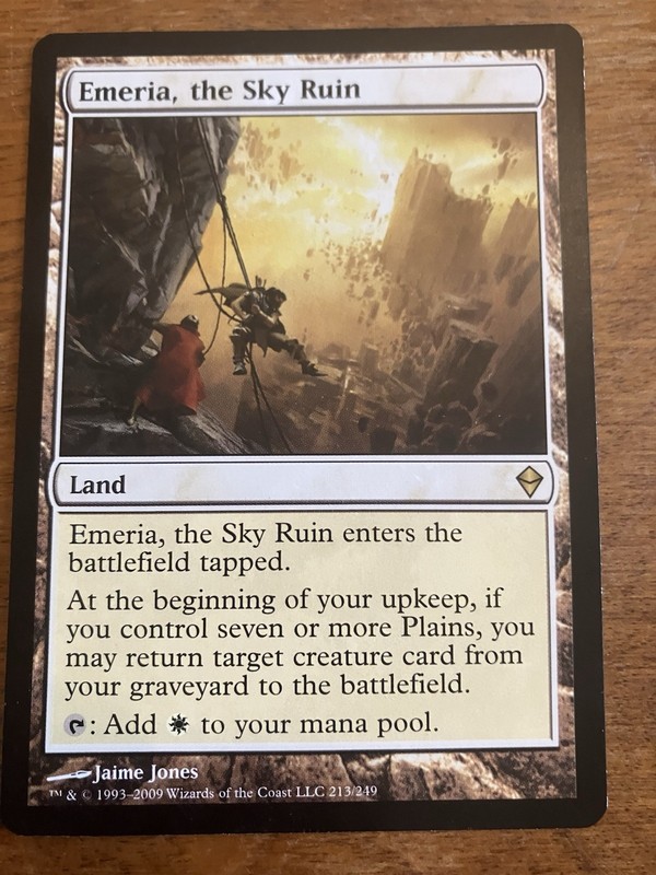 MTG English Emeria, the Sky Ruin NM Normal Zendikar