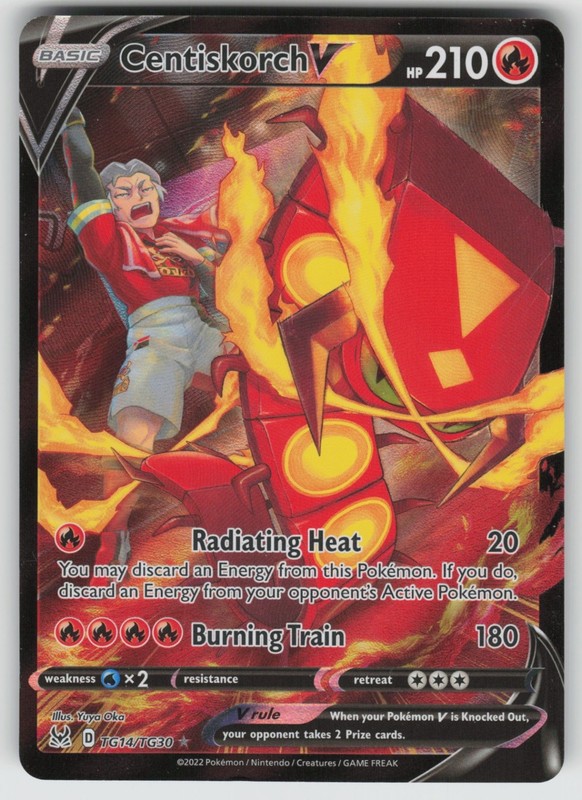 Centiskorch V Ultra Rare SWSH11: Lost Origin Trainer Gallery TG14/TG30 Pokemon