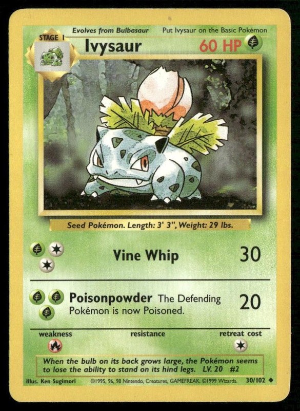 Base Set #030/102 Ivysaur