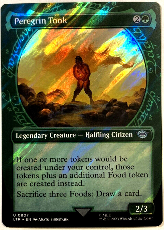MTG Peregrin Took SHOWCASE SURGE FOIL Lord of the Rings 807 NM