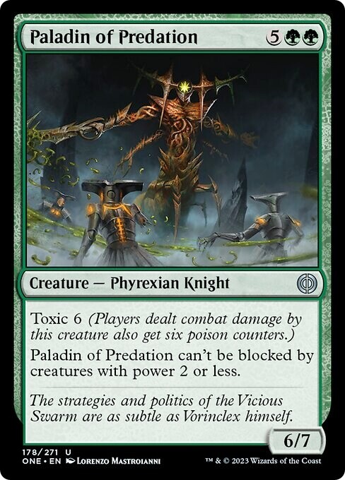 PALADIN OF PREDATION x4 mtg NM-M Phyrexia All Will Be One 4 Unc