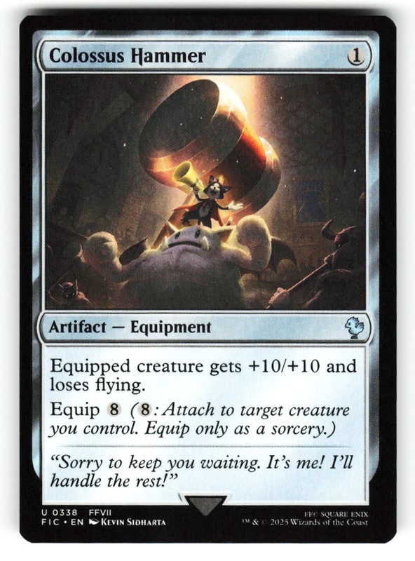 Colossus Hammer #338 (NM) (Non-Foil) (U) (FIC) Magic MTG