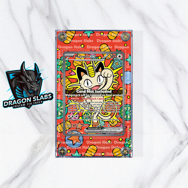 Pokemon Meowth EX 121/088 Perfect Order Extended Artwork Case