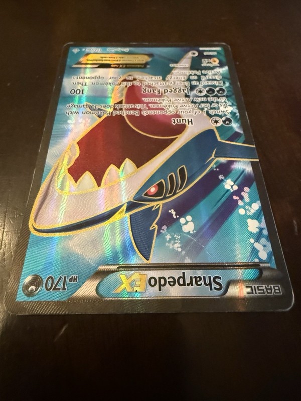Pokémon TCG Sharpedo EX Full Art Holo Card 152/160 XY-Primal Clash gallery