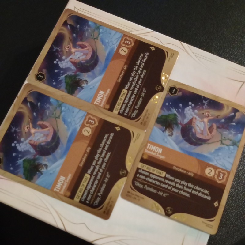Timon - Snowball Swiper Lorcana- Winterspell Promo Card Foil 32/P3 x3 gallery