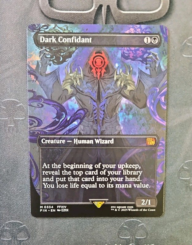 NM Dark Confidant Borderless MTG Final Fantasy Mythic #334 FFXIV
