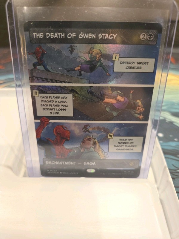 The Death of Gwen Stacy (Borderless) Marvel’s Spider-Man Foil