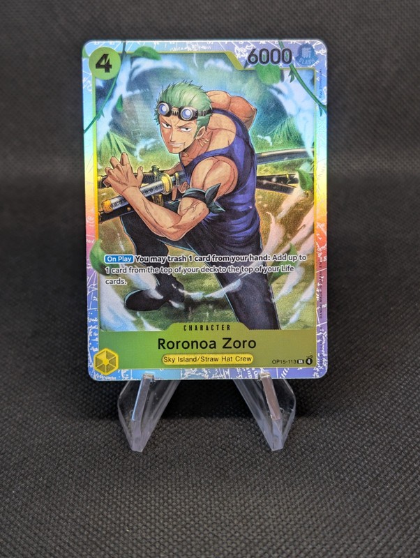 One Piece TCG Roronoa Zoro OP15-113 SE Adventure on Kami’s Island English