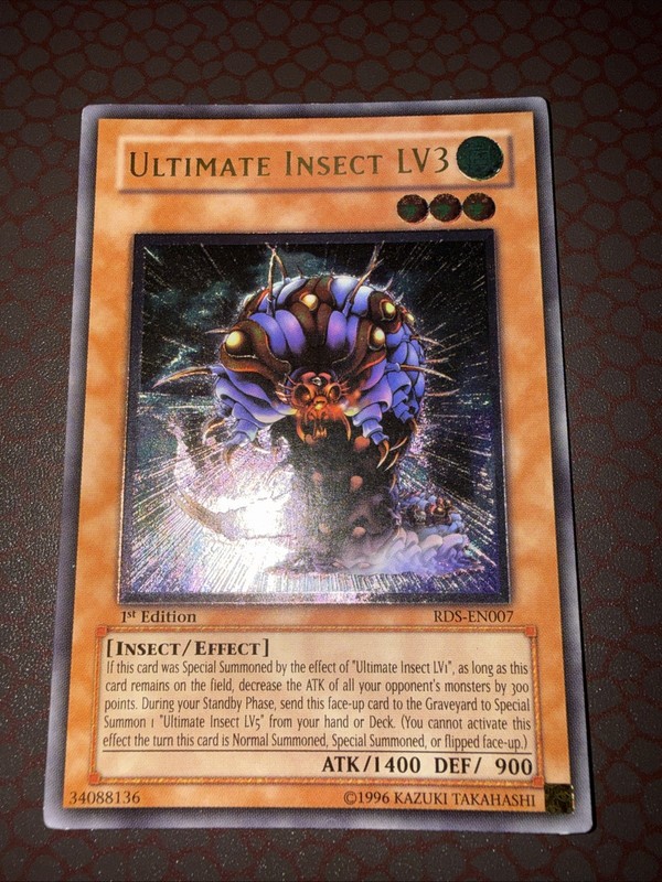 Yu-Gi-Oh! Ultimate Insect LV3 – RDS-EN007 -Ultimate Rare- 1st Edition MP!