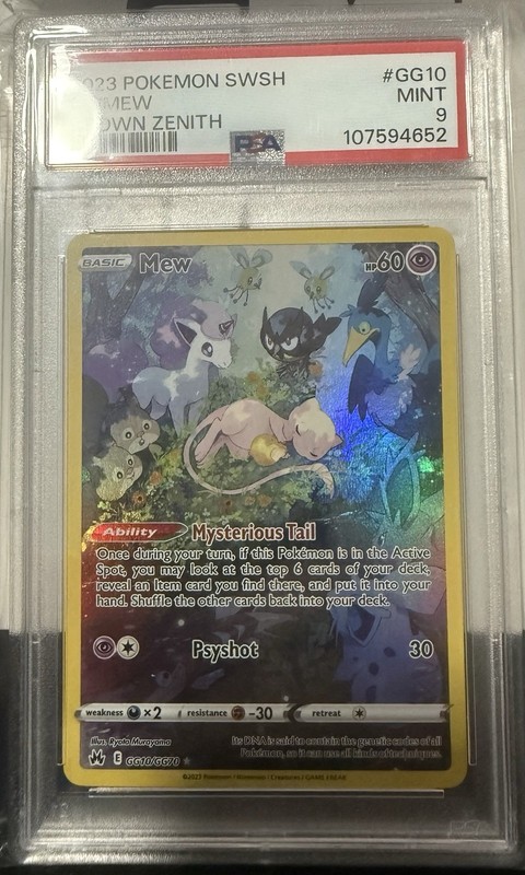 Mew GG10/GG70 SWSH: Crown Zenith: Galarian Gallery Holo