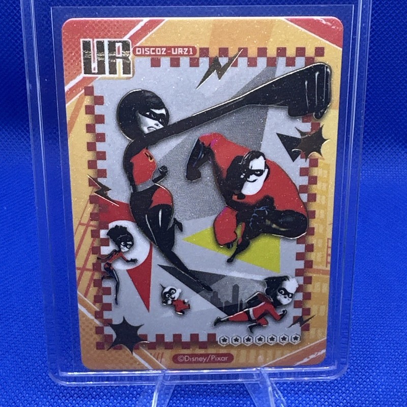 THE INCREDIBLES UR DISC02-UR21 Card.Fun Disney 100 Platinum Edition Holo