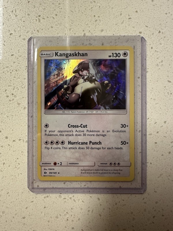 Pokémon SM Sun & Moon Base Set 99/149 Kangaskhan Holo Rare NM