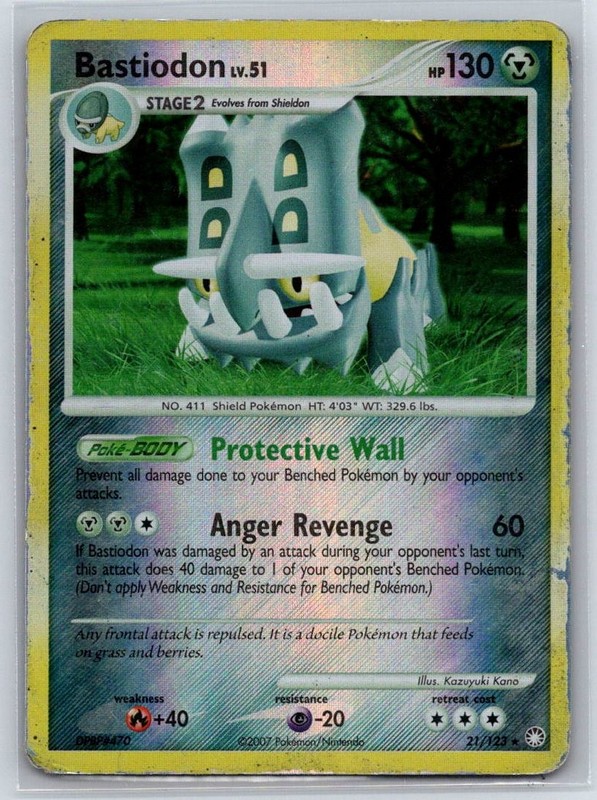 Bastiodon Rare Mysterious Treasures 21/123 HP