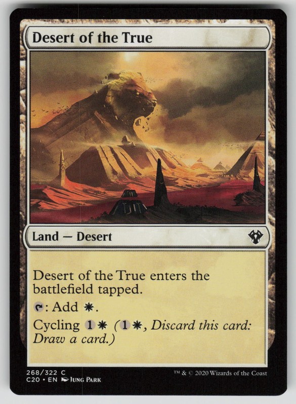Desert of the True Normal C Commander 2020 268 NM