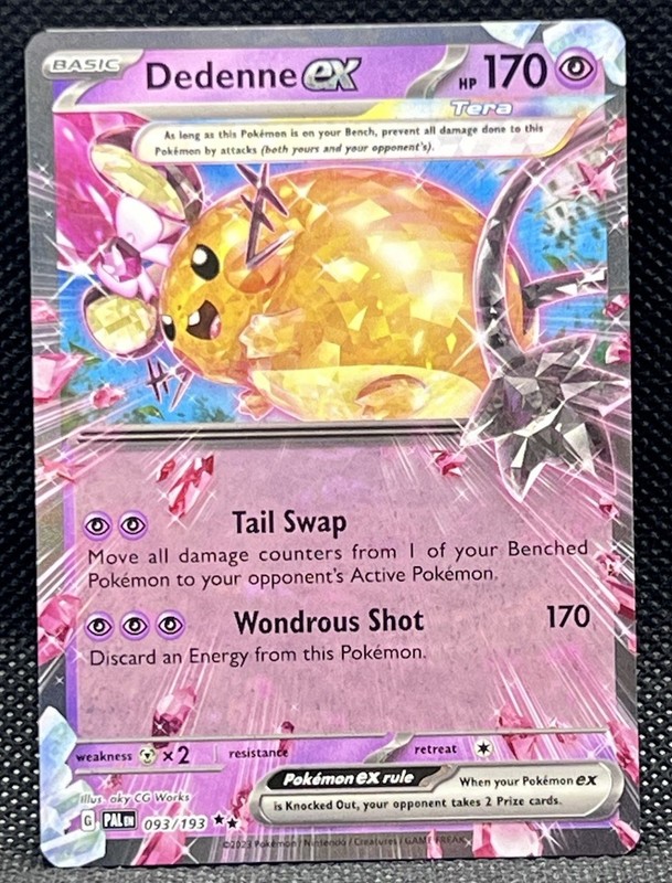 Pokémon TCG Dedenne Ex 93/193 Paldea Evolved