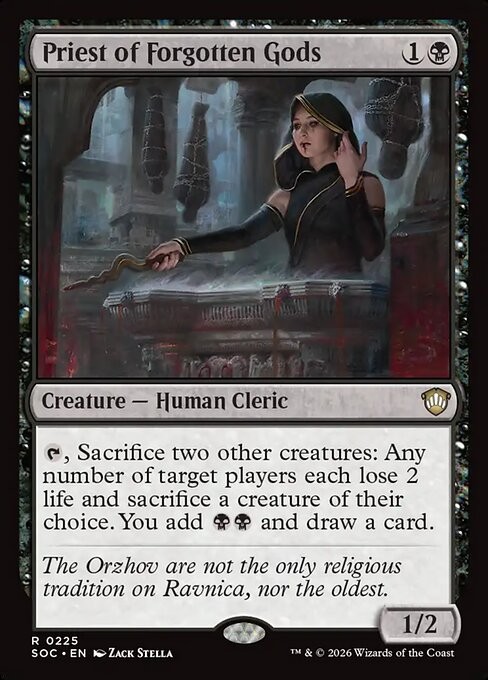 MTG Priest of Forgotten Gods [SOC] #225