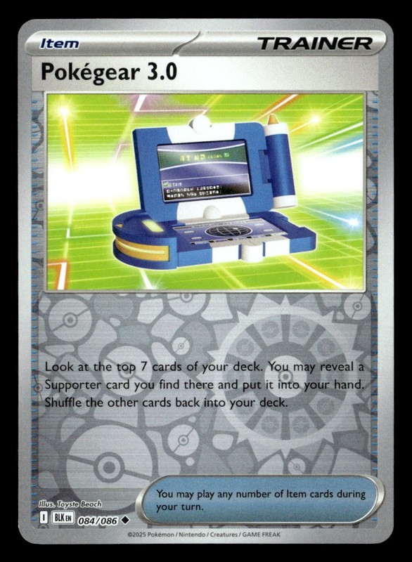 Pokemon Pokegear 3.0 #084/086 tcg Near Mint or Better