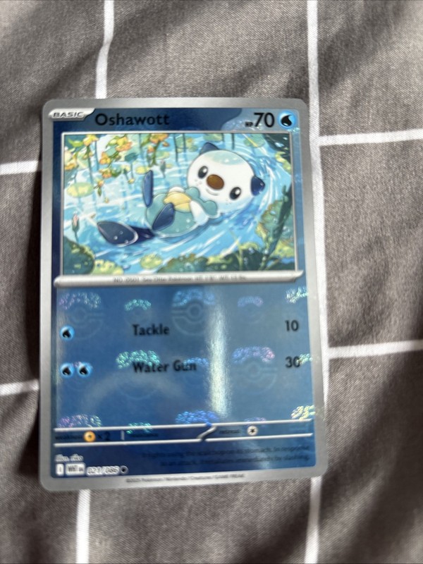 Pokémon TCG Oshawott Master Ball Pattern 021/086 White Flare gallery
