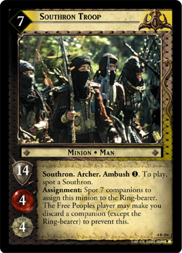3x Southron Troop – 4R256 Moderate Play The Two Towers