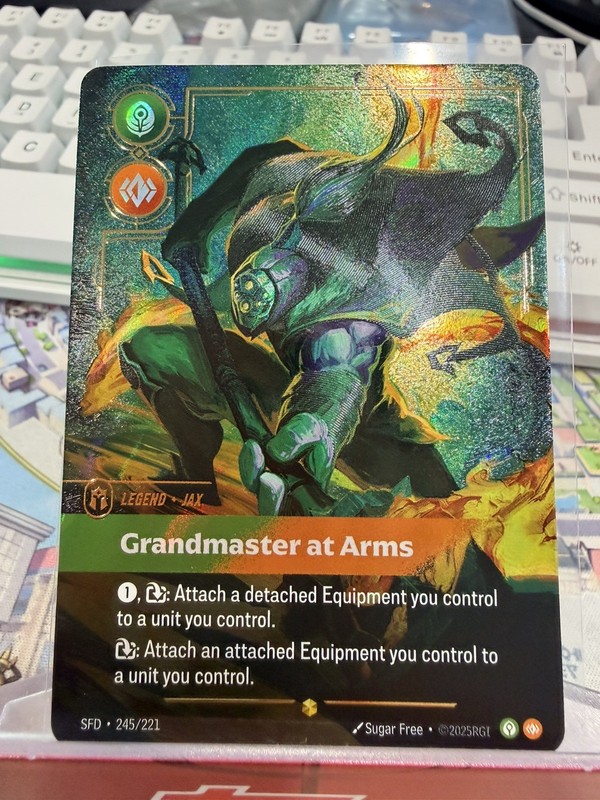 Riftbound ENGLISH Spiritforged Jax SFD·245/221 Alt Art NM IN HAND READY TO SHIP