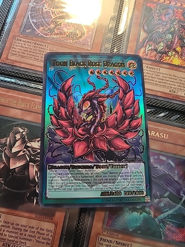 Toon Black Rose Dragon Cards ACG Yugioh!