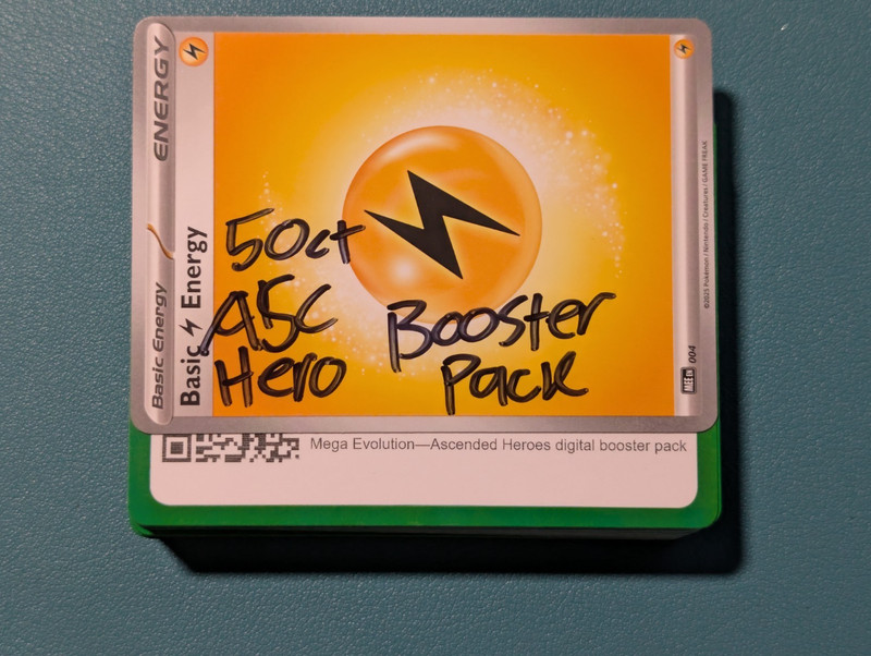 Pick Your Own Pokemon TCG Live Code Cards – 50x BOOSTER PACKS