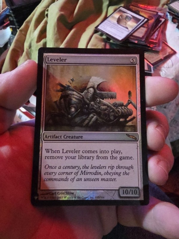 Leveler Foil Mirrodin 195 MTG Artifact Creature