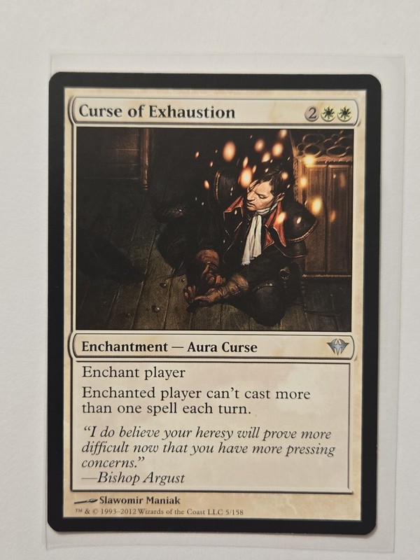Dark Ascension – 5 – Curse of Exhaustion – LP – Enchantment Aura Curse – U