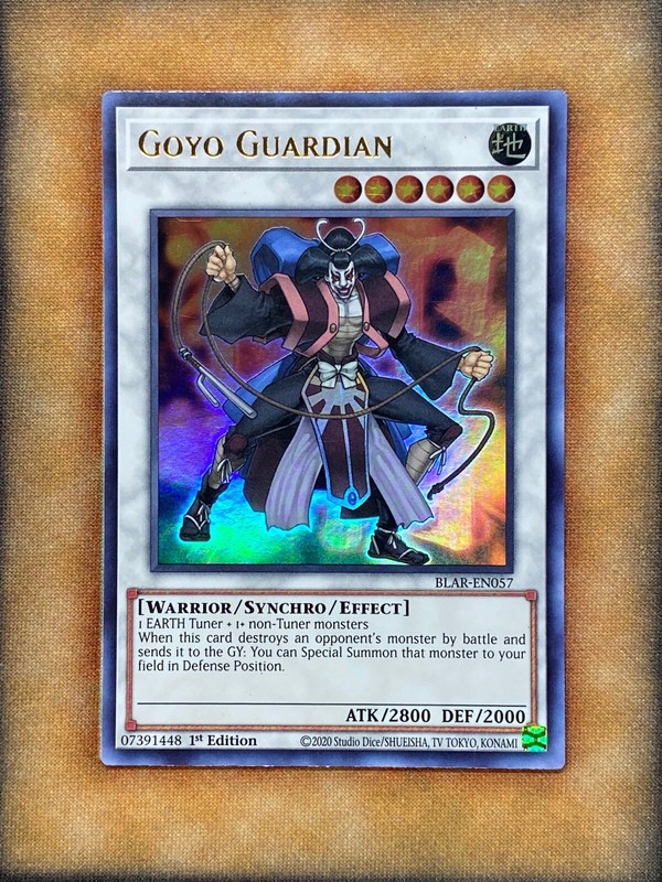 Yugioh Goyo Guardian BLAR-EN057 Ultra Rare 1st Ed NM