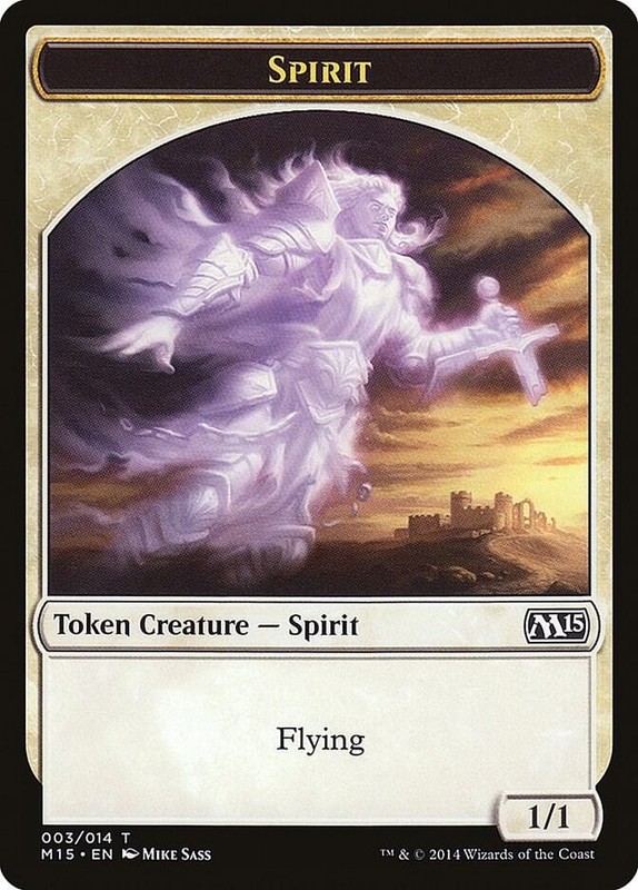 Spirit Token 3 Magic 2015 (M15) NM