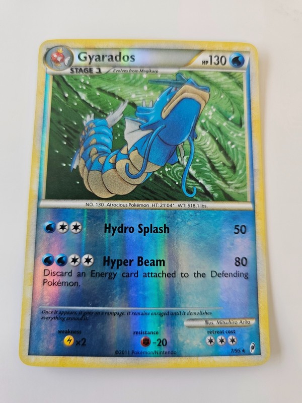 Pokemon Gyarados Reverse Holo Call of Legends 7/95 LP