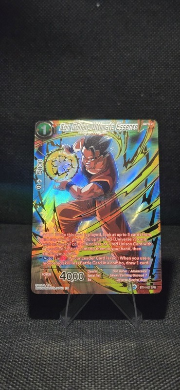 Bandai Son Gohan, Ultimate Essence SPR Alt Art Foil BT14-007 Dragon Ball Super …