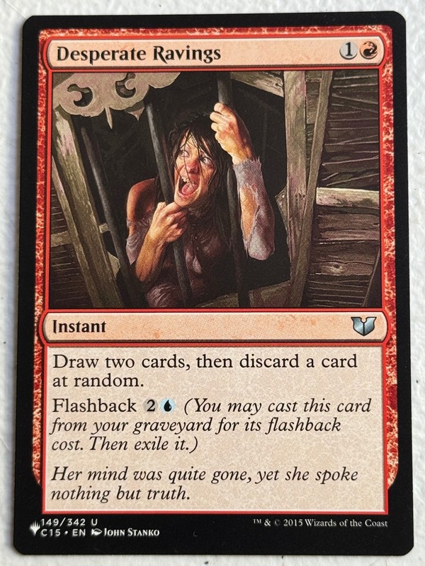 Desperate Ravings 149 UC The List Reprints