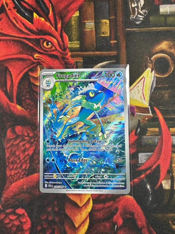 Pokémon TCG: Chaos Rising – Frogadier (089/086) Full Art Illustration Rare