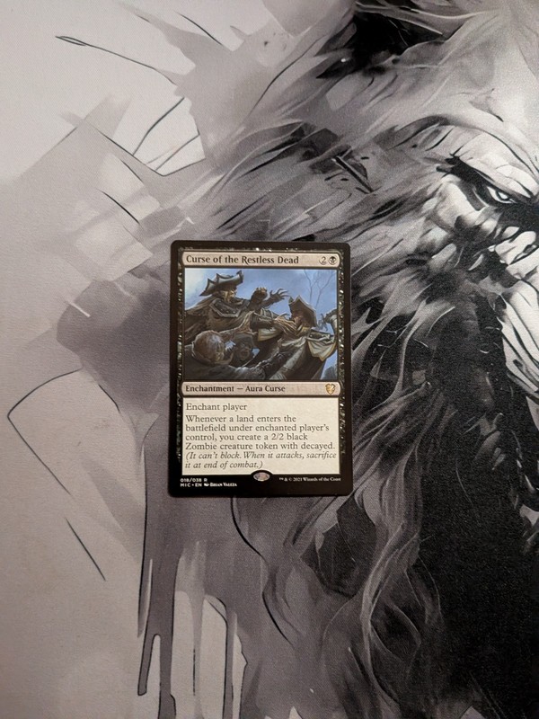 Curse of the Restless Dead Commander: Innistrad: Midnight Hunt Regular NM