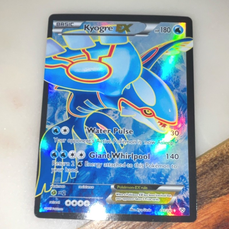 The Pokemon Company Kyogre EX 148/160 XY Primal Clash Full Art Holo 180HP