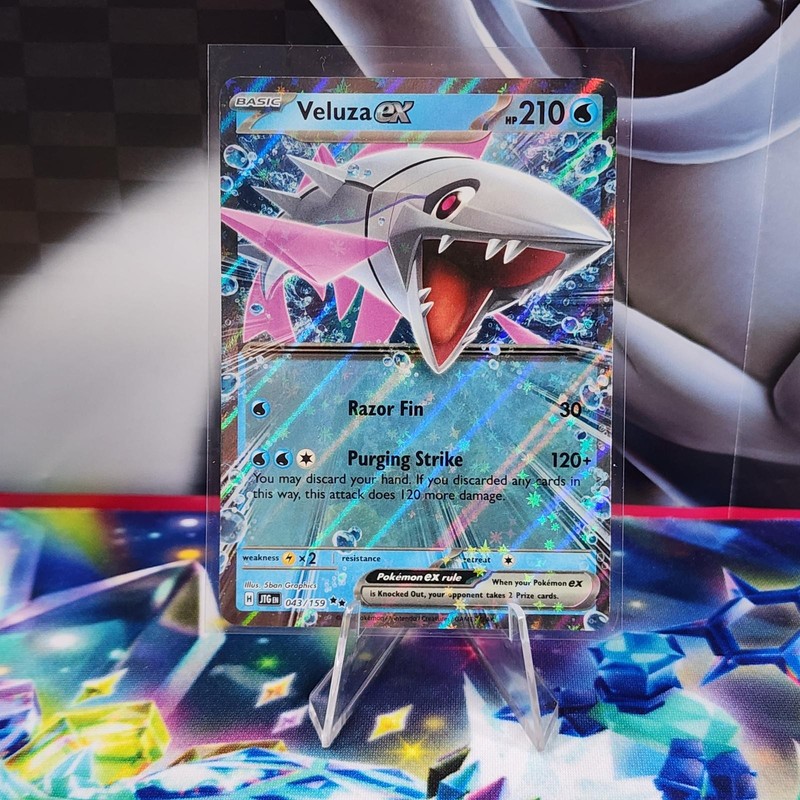 Veluza ex 043/159 Journey Together Double Rare Pokemon TCG